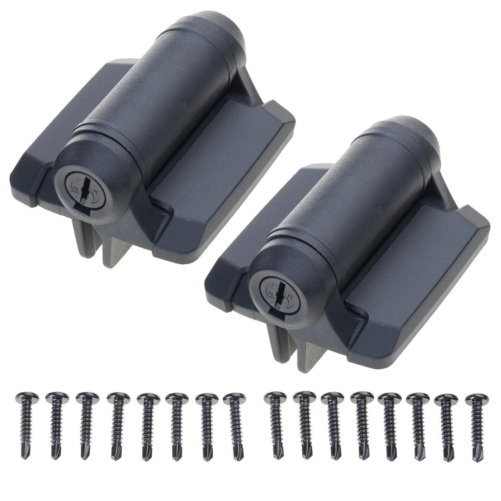 2Pcs Adjustable Tension Narrow Spring Hinges Self Closing Gate Hinge Door Hardware for Outdoor Gates Enduring