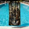 Bring Me the Horizon Print Beach Towel Design, Soft, Lightweight. for Home Bathroom, Spa, Pool, Yoga, Surfing, Camping, Gift for Family, Friend