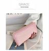 2025 Korean Style Women's Medium-Long PU Embossed Wallet with Multi-Card Slots and Coin Purse