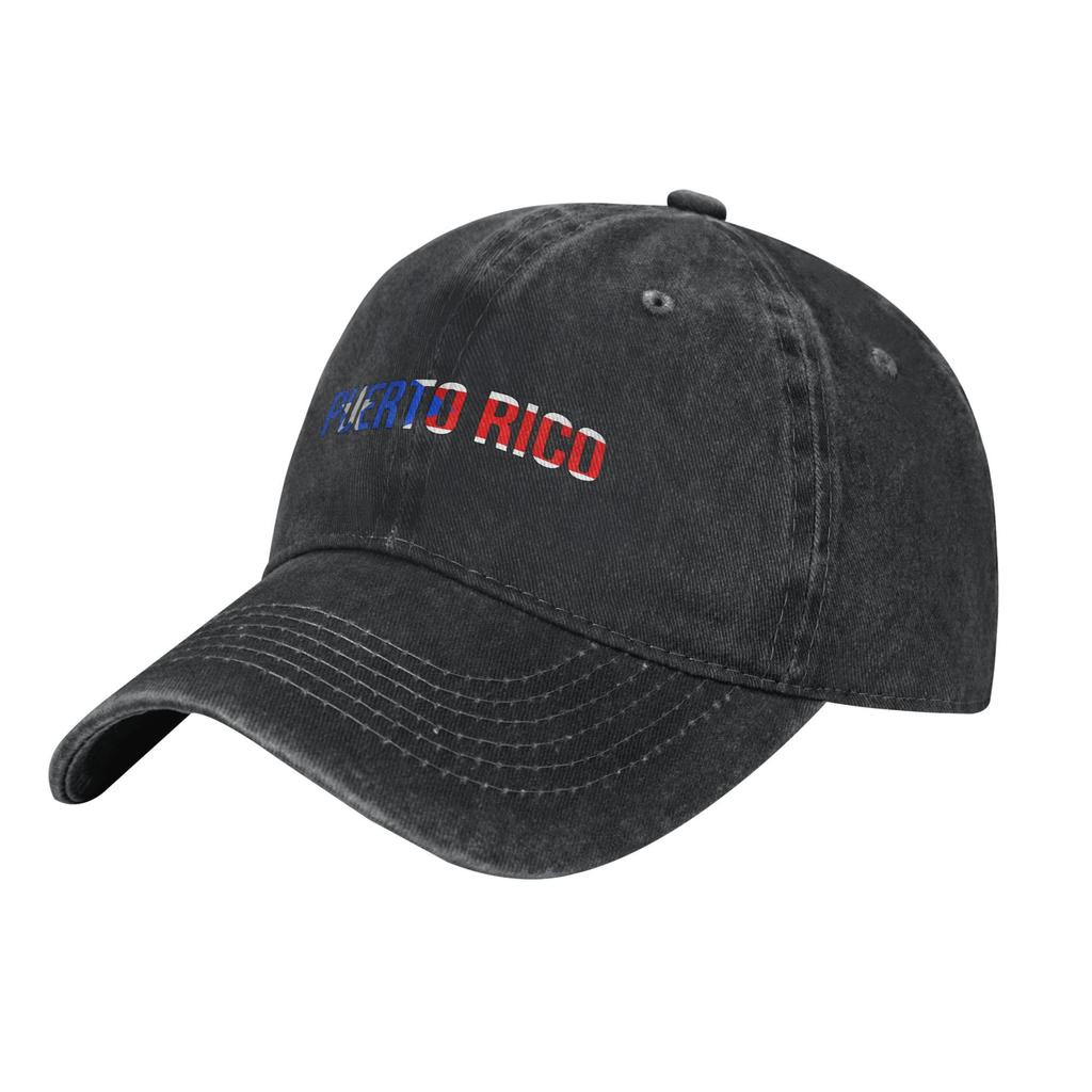 Vintage Puerto Rico Flag Map Baseball Caps Men Women Distressed Cotton Headwear  Outdoor Summer Adjustable Hats Cap