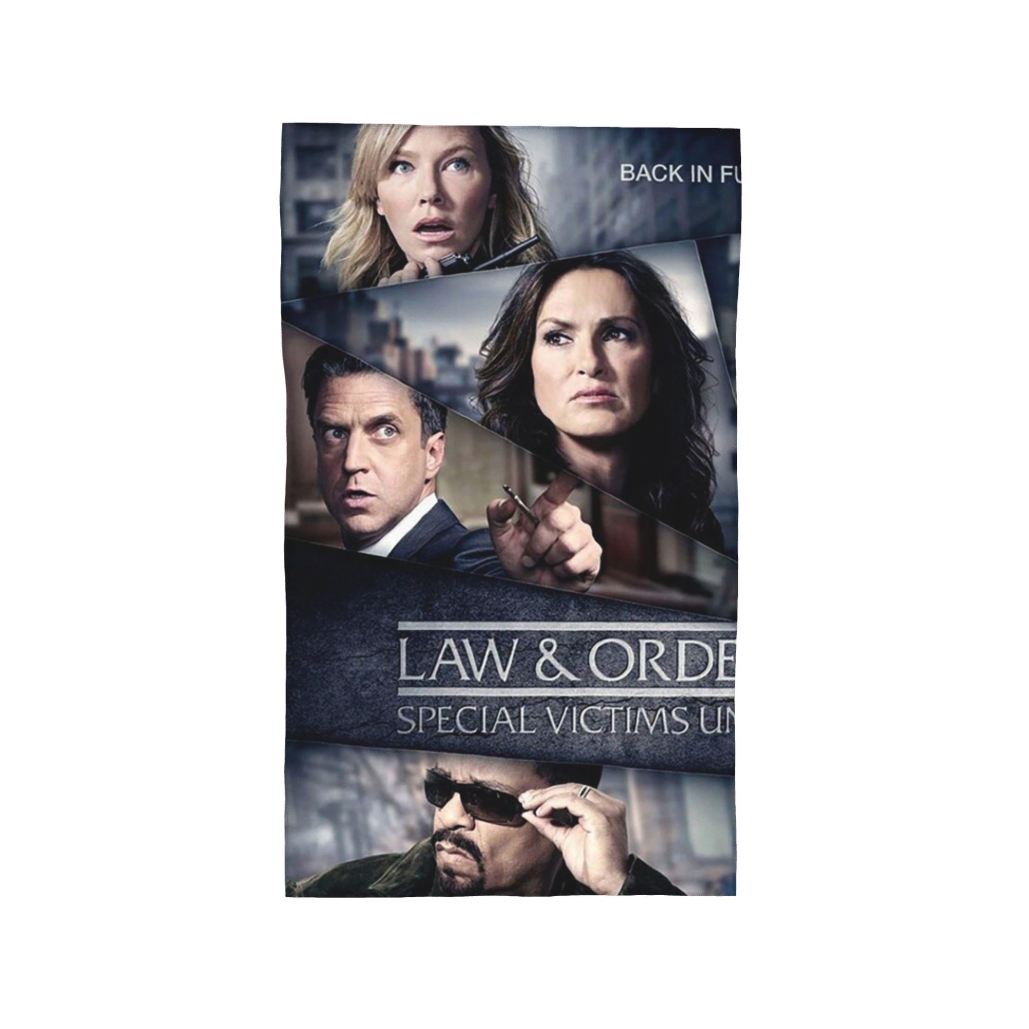 

SVU Back in Full Force Soft Face Towel Quick Dry Pool Bath Cotton Towels Breathable W30*H60(CM)