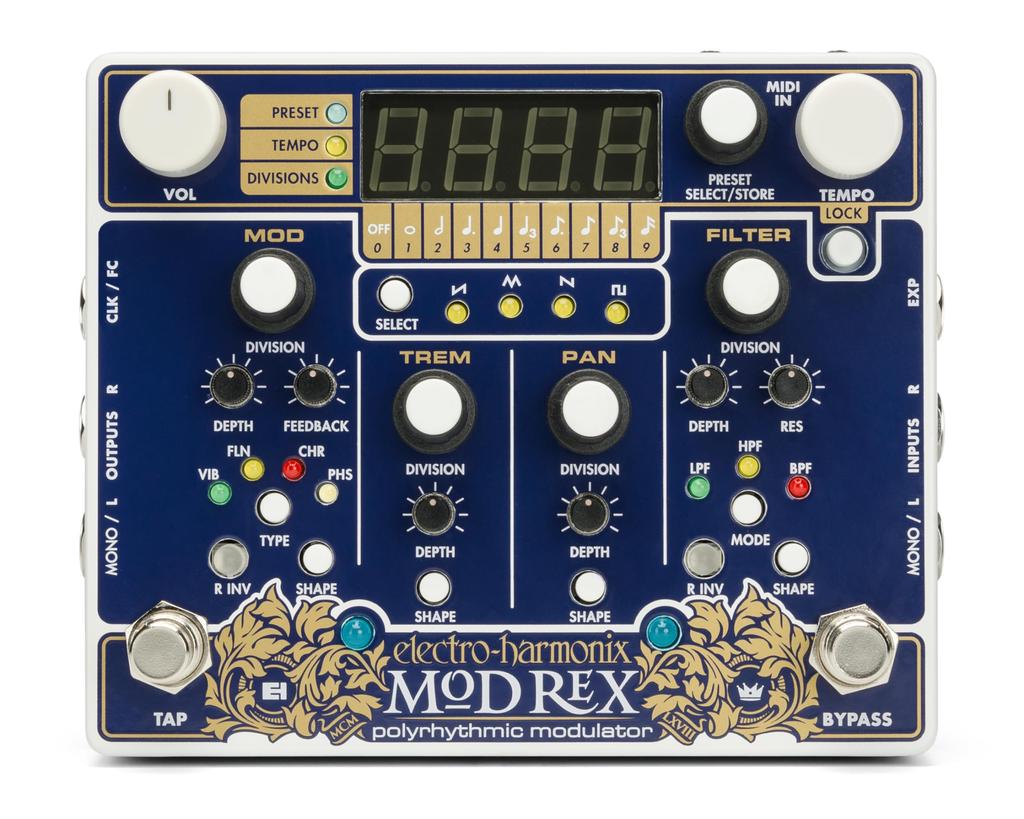 Electro Harmonix Mod Rex Compact Effector Modulation Electro Harmonix