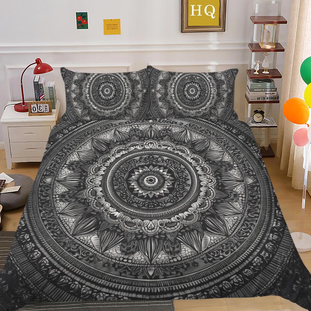 Acasă Seturi de lenjerie de pat cu imprimare cu microfibră Față de pernă Adolescenți Huse pilote Bărbați Dimensiune dublă Textile de casă de rang înalt