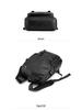 Men's PU Leather Business Travel Backpack: Retro Style, Large Capacity, Perfect for High School and Casual Use.