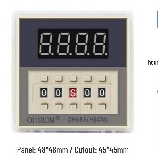 Digital Display Timer DH48S-2Z: Cyclic Control & Time Delay Relay DH48S-S 1Z S-S
