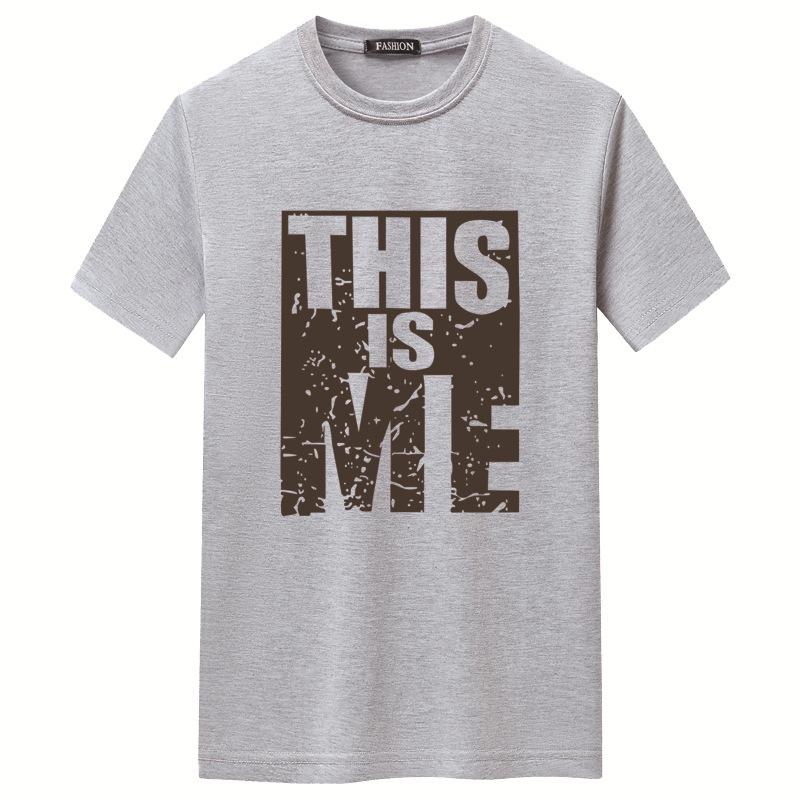 QICED Letní triko s krátkým rukávem Pánské triko Trend s výstřihem do O