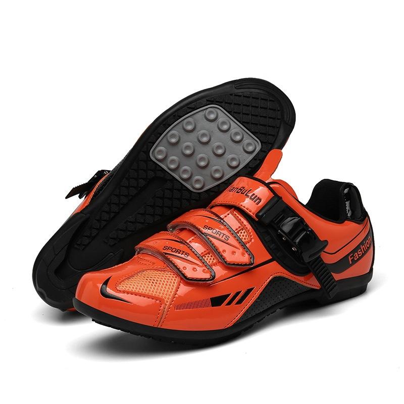 

Новые велотуфли, всесезонные велотуфли с замком, мужские и женские шоссейные велотуфли, спортивная обувь для горного велоспорта с жесткой подошвой 47