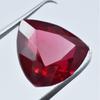 Natural Red Ruby Loose Gemstone 11.05 Ct Trillion Cut for Jewelry Making and Gem Collections