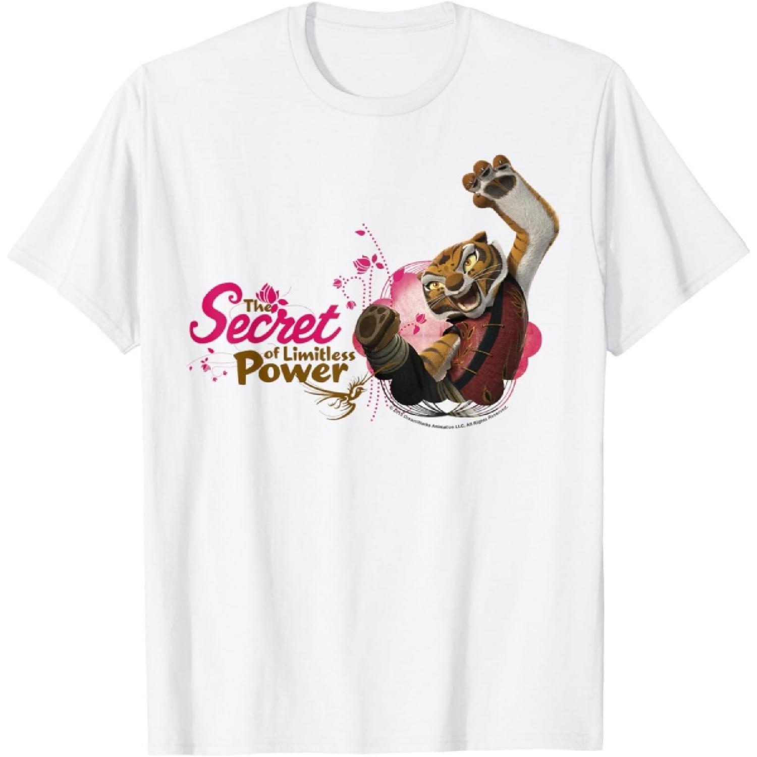 

Kung Fu Panda Tigress The Secret Of Limitless Power T-Shirt XXXXXL білий