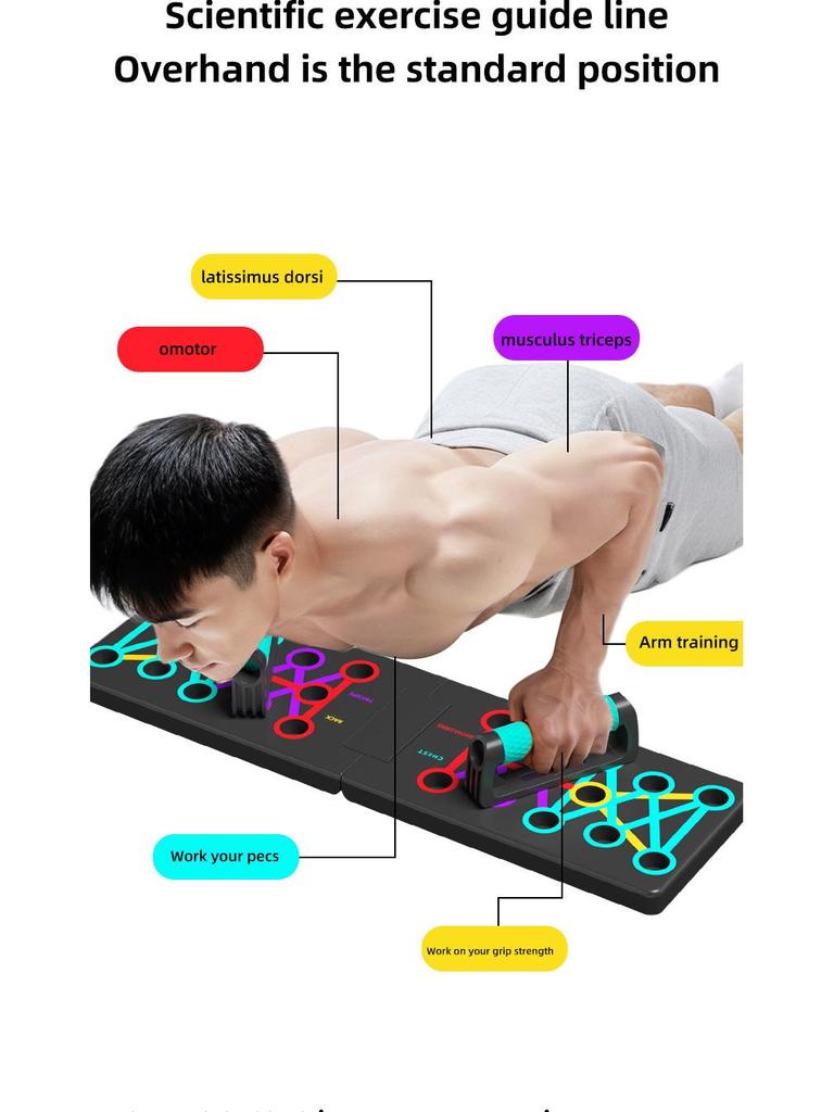 Suport multifuncțional pentru flotări, placă de fitness pentru antrenament acasă