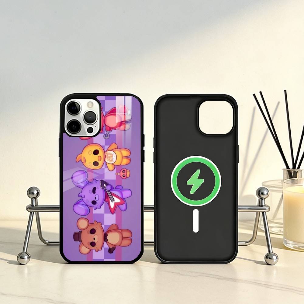 

Five Nights At F-Freddys F-Fnaf Phone Case For iPhone17,16,15,14,13,12,11 Plus,Pro Max Magnetic For Magsafe Wireless Charging iPhone11