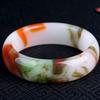 Xinjiang Colored Jade Bracelet Chicken Blood Jade Bracelet Jade Colored Jade Bracelet Light Color