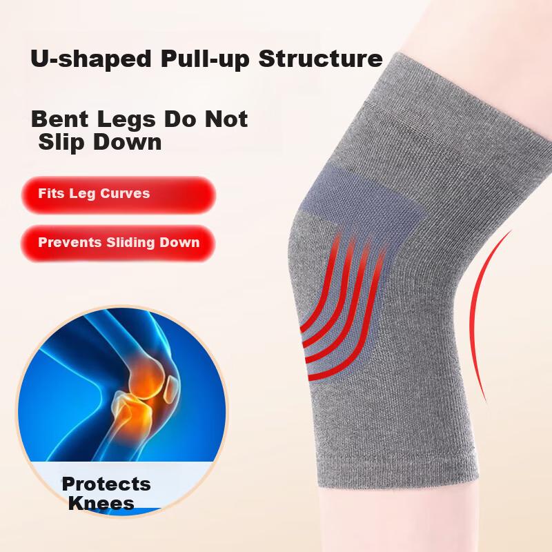 Qituozhe Heated Knee Brace Warm Knee Support for Cold Legs Men and Women Anti-Cold Knee Sleeve Synovial Joint Protection