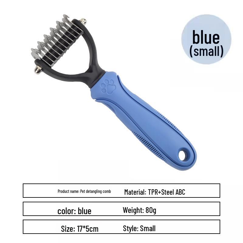Tier Entwirrkamm für langhaarige Katzen & Hunde - Ideal zum Entfernen loser Haare