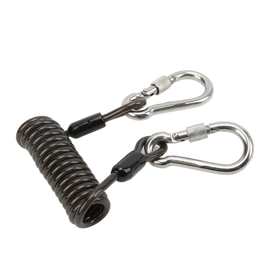 Diving Camera Anti Lost Spring Coil Lanyard Rustproof Quick Release Buckle Diving Tools