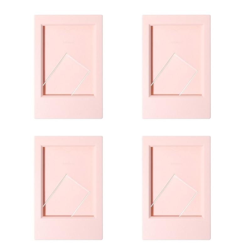 3Inch Minimalists Instantly Photo Frame Light ABS PP Materials Easy Installation For Desk Table Decorations 4pcs