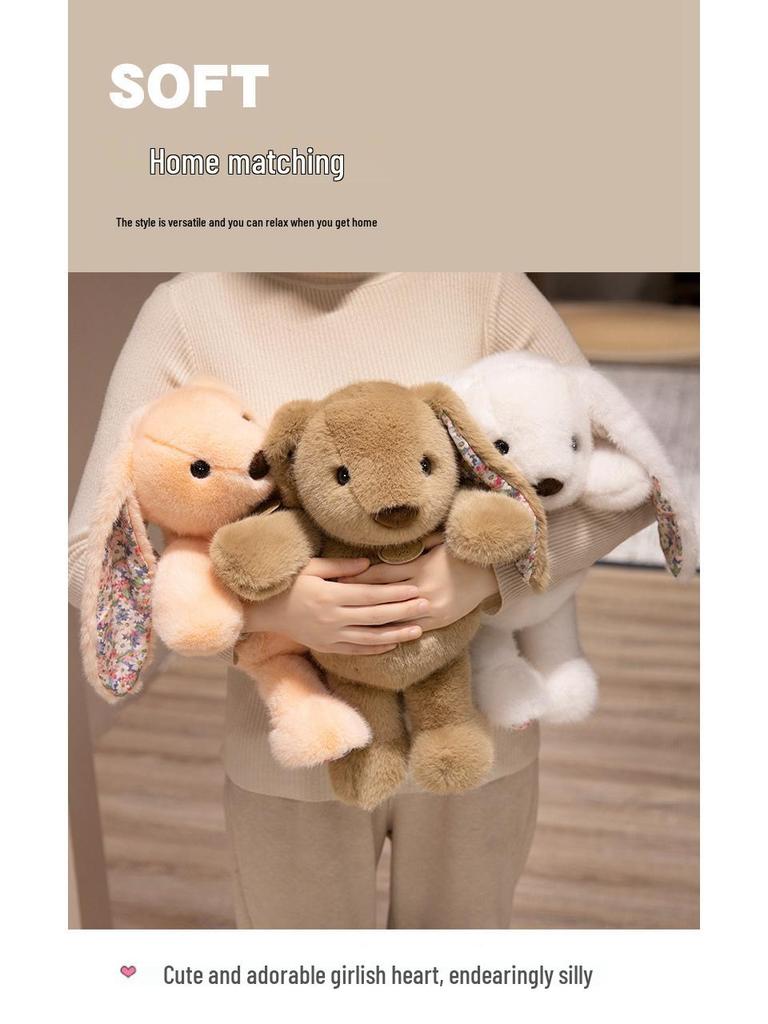 Cute Lop-Eared Rabbit Plush Doll - Soft Birthday Gift Toy