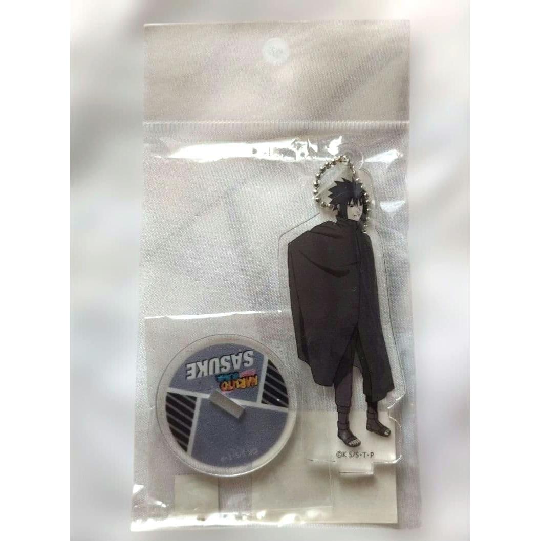 Used NARUTO Uchiha Sasuke Acrylic Stand Fuji-Q Highland New Unopened Item