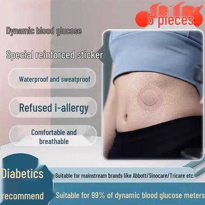 Waterproof CGM Sensor Adhesive Patch