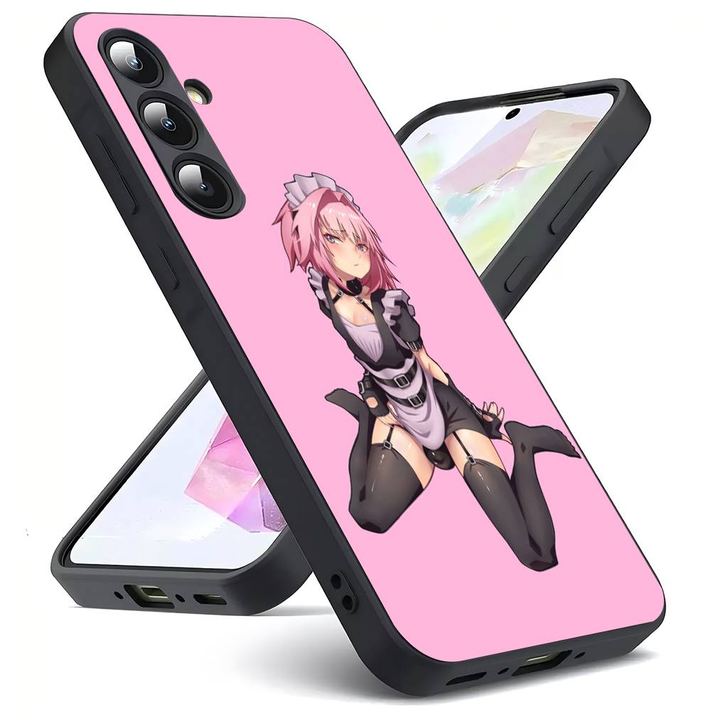 Astolfo For Samsung Galaxy S25 S24 S23 Ultra S22 S21 Plus S20 Black Soft Silicone Protective Case