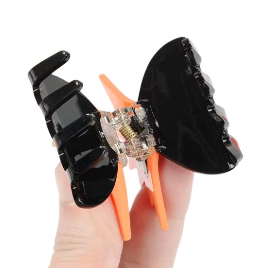 Pinza per Capelli Acrilica con Decorazione Farfalla Clip per Capelli Parte Posteriore della Testa Leggera Resistente alla Rottura Pinza a Morso di Squalo Accessorio per Capelli per Chignon Coda di Cavallo