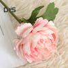Clear Texture False Tea Rose No Watering Realistic Bridal Bouquet Faux Rose Flower
