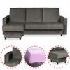 Sofa Corner Sofa Alicja with Pouf Sofa Sofa Bed Family Meble Graphite