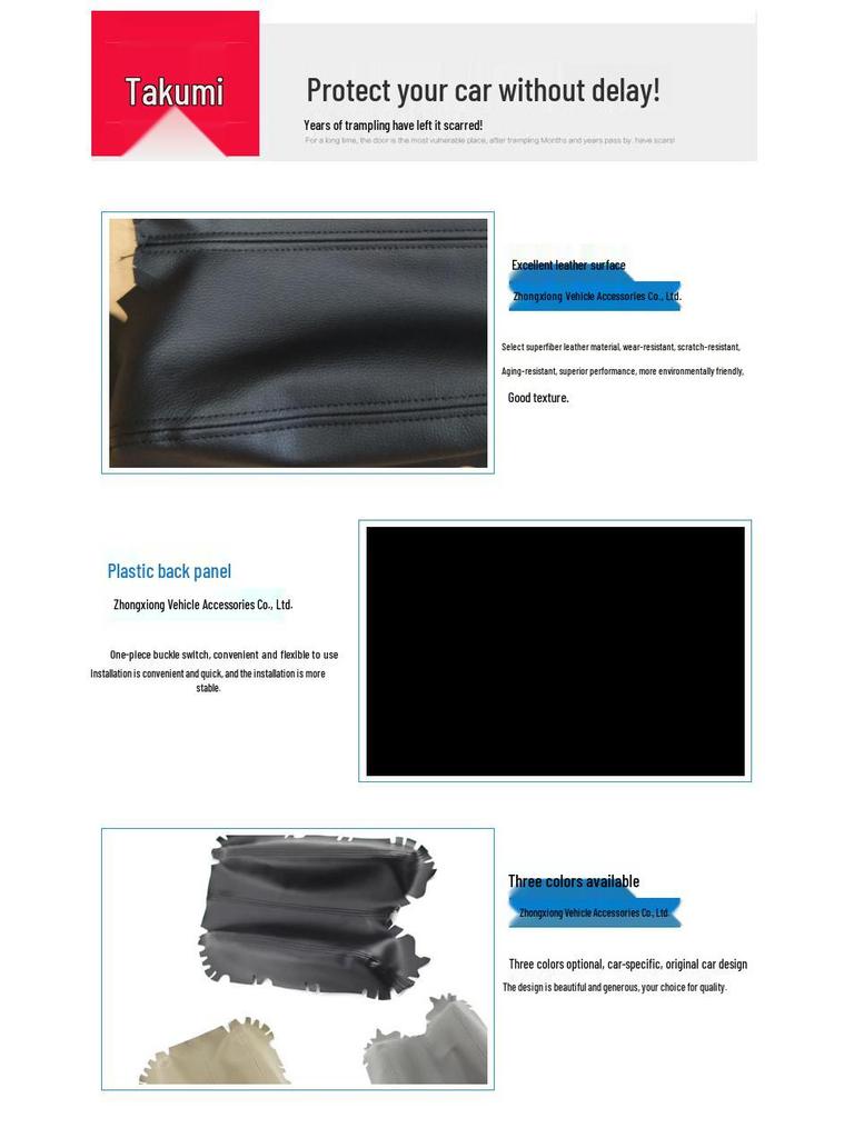 Leather Center Console Box Lid for 2008-2013 Accord/Crosstour Armrest