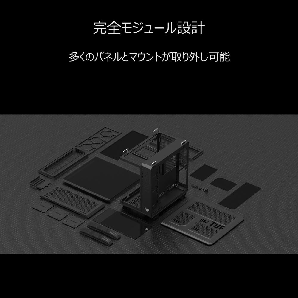 ASUS TUF Gaming GT502 Horizon torre branca câmara distribuidor autorizado produto Branco/ATX/Caixa média/Vidro temperado/Sem pilares/Estrutura dupla/Doméstico