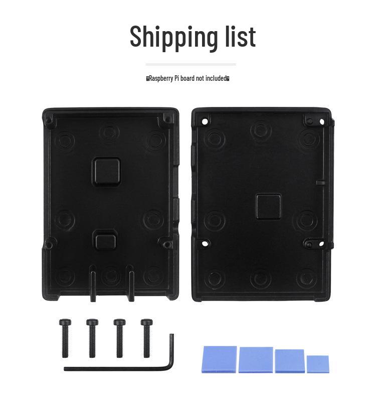 Raspberry Pi 3B/4B Aluminum Alloy Cooling Case