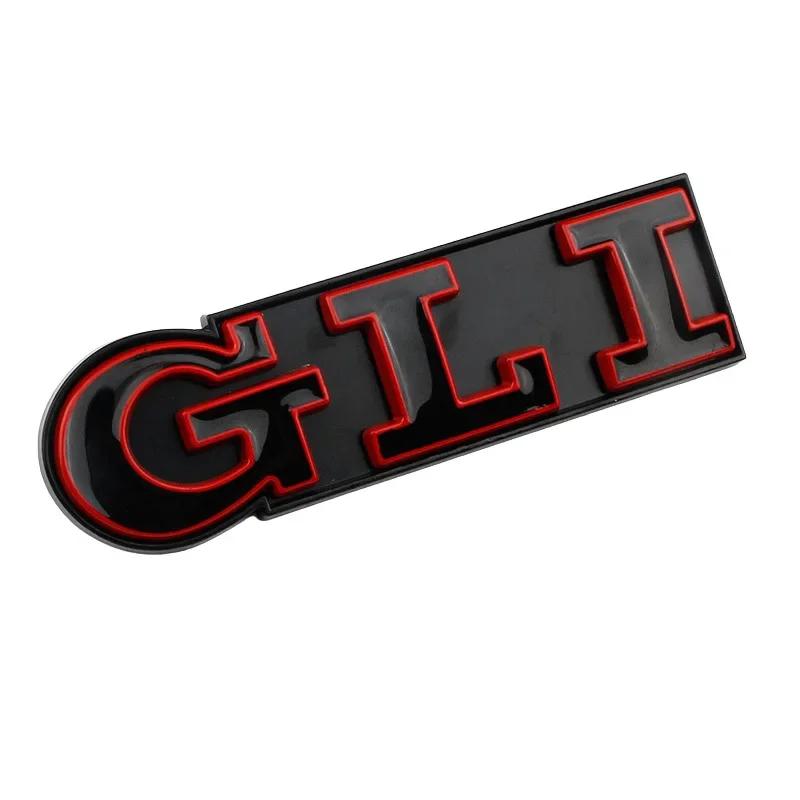 2026 Hot For Volkswagen VW Metal Car GLI Logo Emblem Front Grille Badge Decals for Volkswagen Polo Jetta Golf MK2 MK3 MK4 MK5 MK