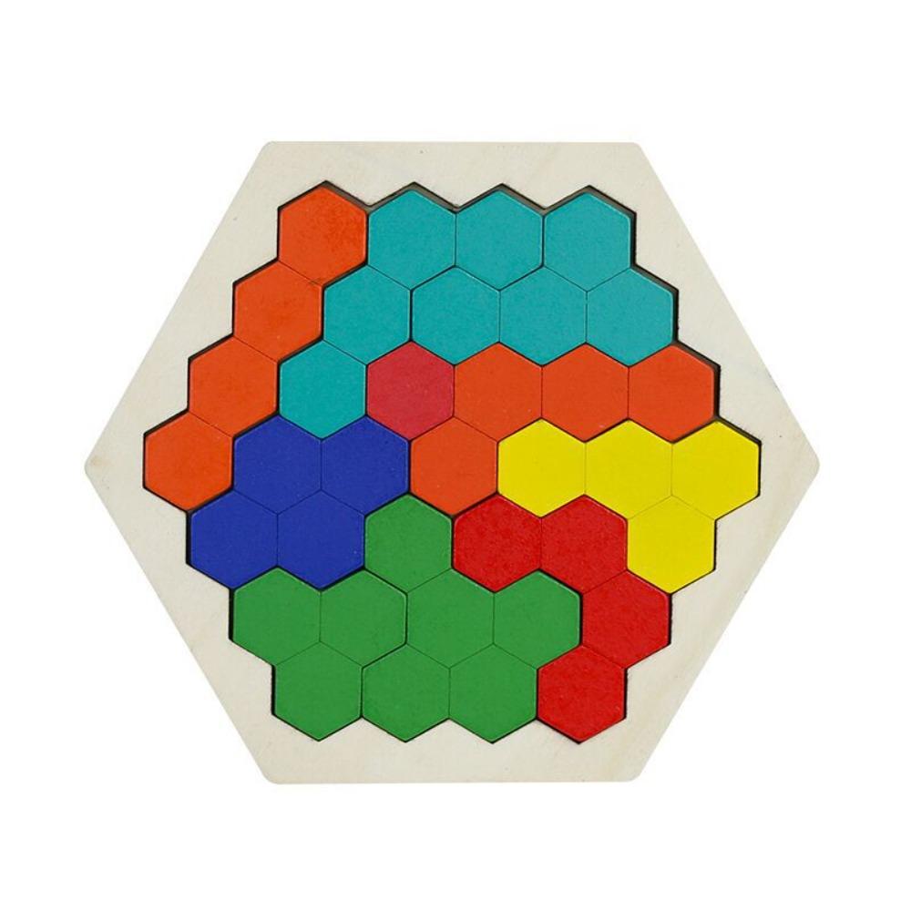 Montessori Tangram Intelligence Toy Safe Educational Toys IQ Games Puzzle  Kids Adults