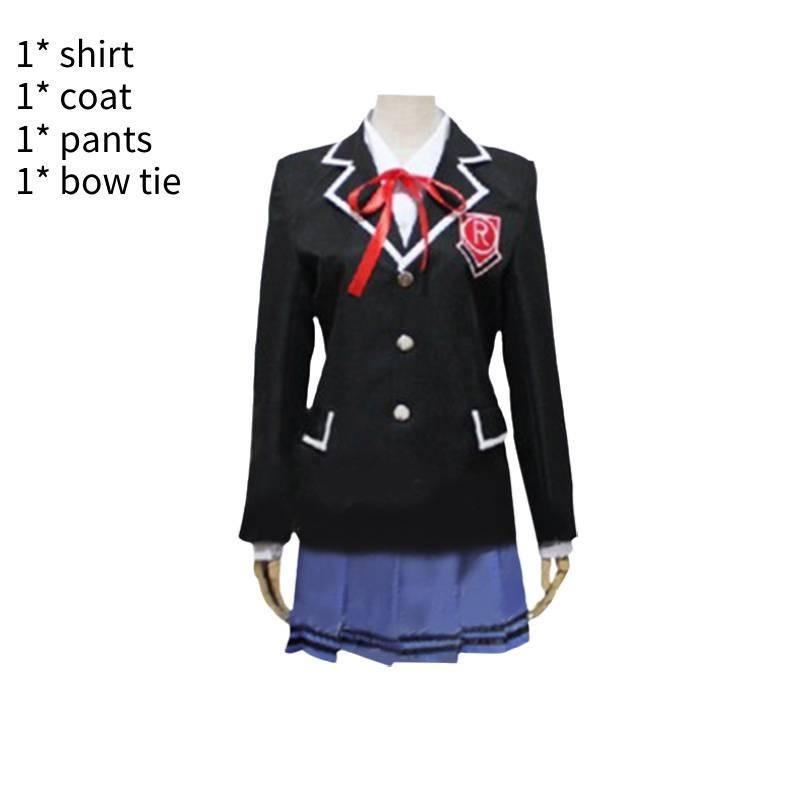 High-quality Polyester Date A Live Cosplay Costume Shido Itsuka And Tohka Yatogami Anime Uniform Jk Style Girl,S