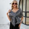 Faux Fur Warm Cheongsam Shawl Widened Pashmina Wraps Fashion Luxury Shawls  Daily