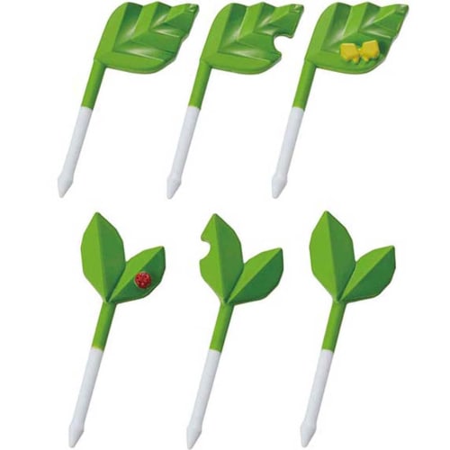 Torne Origami-Style Leaf Picks (6-Pack) - Add a Cute Touch to Your Lunch Box (P-3582)