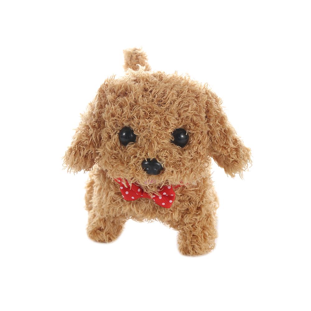 Walking Simulated Puppy Plush Walking Dog Toy Fashion Puppy Plush Toy  Chilren