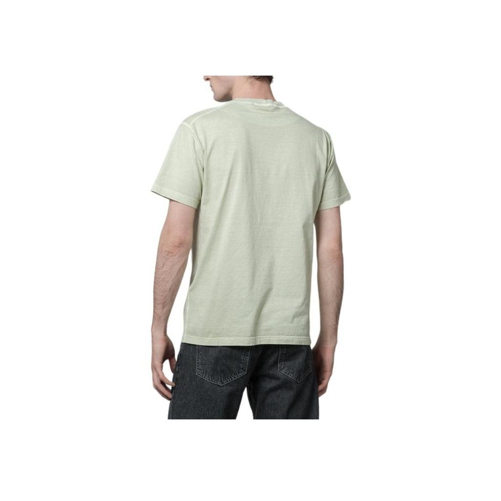 Stone Island Ss24 Cotton Slim Fit Crew Neck Short Sleeve T-Shirt Men Tops Pistachio-Green 801521957-V0151