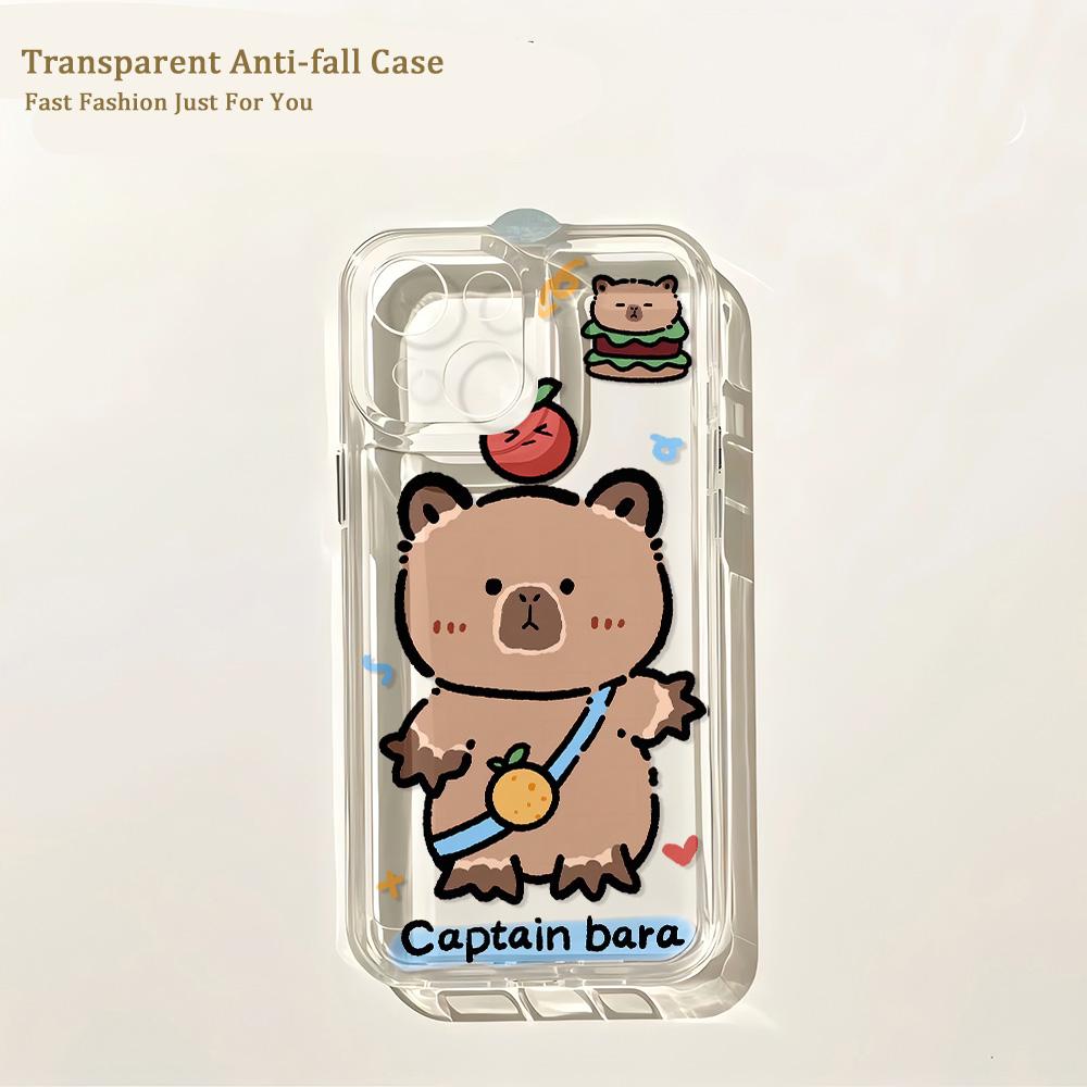 Cute Capybaras New Phone Case For Samsung Galaxy S26 S25 S24 S23 S22 S21 S20 FE Note 20 10 Edge Plus Ultra Lite 5G Clear Cover