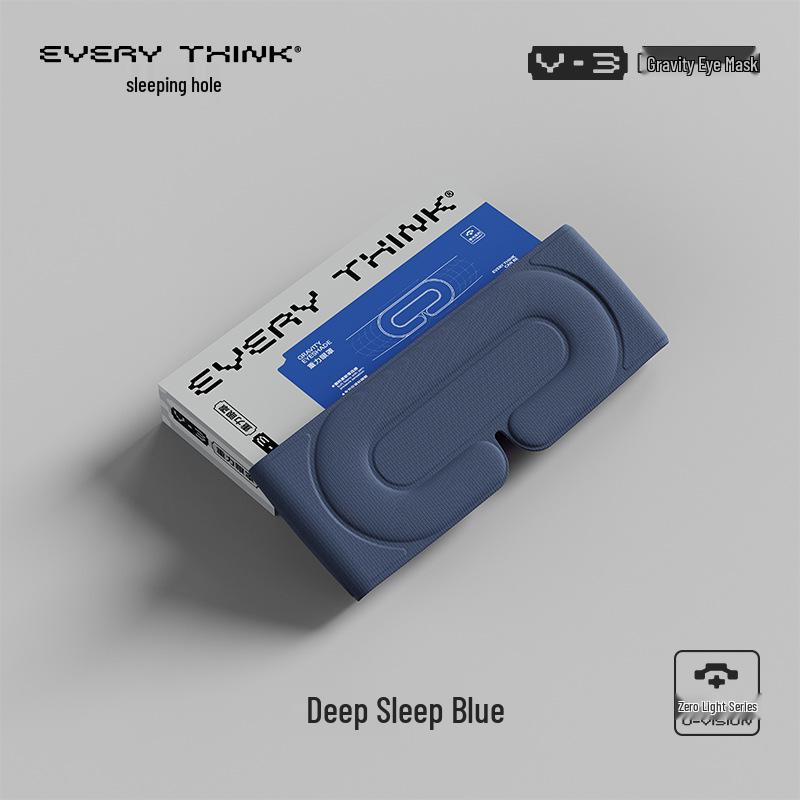 Гравитационная маска для глаз EVERYTHINK: Блокирующий свет, Помощь для сна для мужчин и женщин, Защита глаз.
