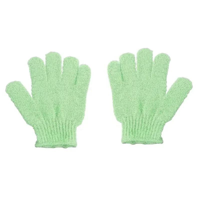 2Pcs/Pair Bath for Peeling Exfoliating Mitt Glove with Shower Scrub Gloves Resistance Body Massage Sponge Wash Skin Moisturizing