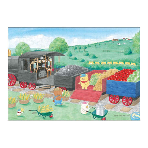 

Tenyo [Made in Japan] 108 Piece Jigsaw Puzzle Noraneko Gundan Kisha Poppo (18.2x25.7cm) MB-108-131 Comes with glue and spatula Includes service card P