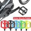Double DU Bearing Nylon Bicycle Pedals with Reflector Ultralight Bike Pedals Waterproof Cycling Safety Pedals Bike Accessories