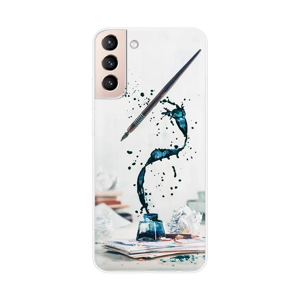 Mobile Phone Bag Case For Samsung Galaxy S21 Silicone Back Cover For Samsung S21 plus s 21 GalaxyS21 S21 FE S21Ultra Cases Capas