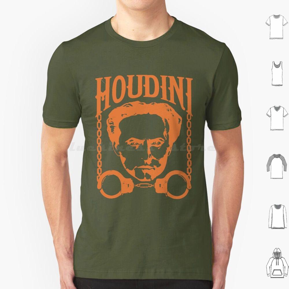 Harry Houdini Magician Harry Houdini Retro Vintage Las Vegas Circus Freak Magic Tricks T Shirt 6xl Cotton Cool Tee Houdini
