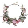 Zerodeko Door Wreath Garland Hoop Indoor Plants Artificial Garland Anthurium The Flowers Iron Metal Hoop Wreath Front Door Hoop Wreath