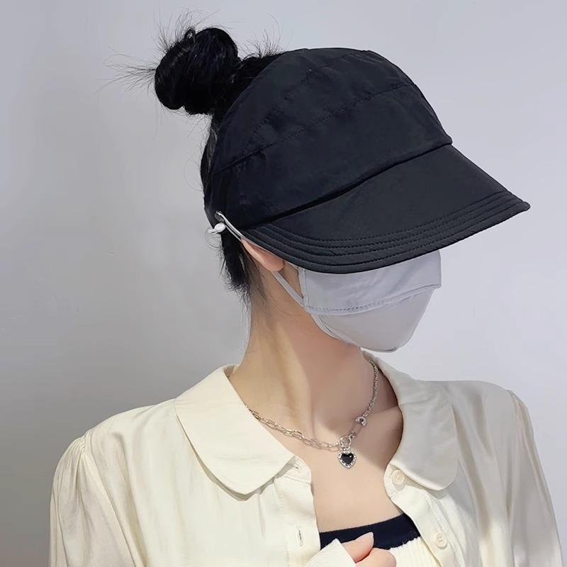 Sunscreen hat women's new half-empty top hat Zhao Ruth sunshade duck tongue sun fisherman UV protection
