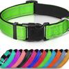 Reflective Nylon Dog Collar & Leash - Durable, Diving Fabric, Pet-Friendly Design