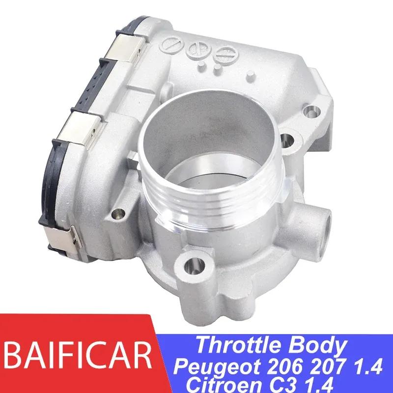 Baificar Brand New Throttle Body 163634 0280750228 For Peugeot 206 207 Citroen C3 1.4 8V