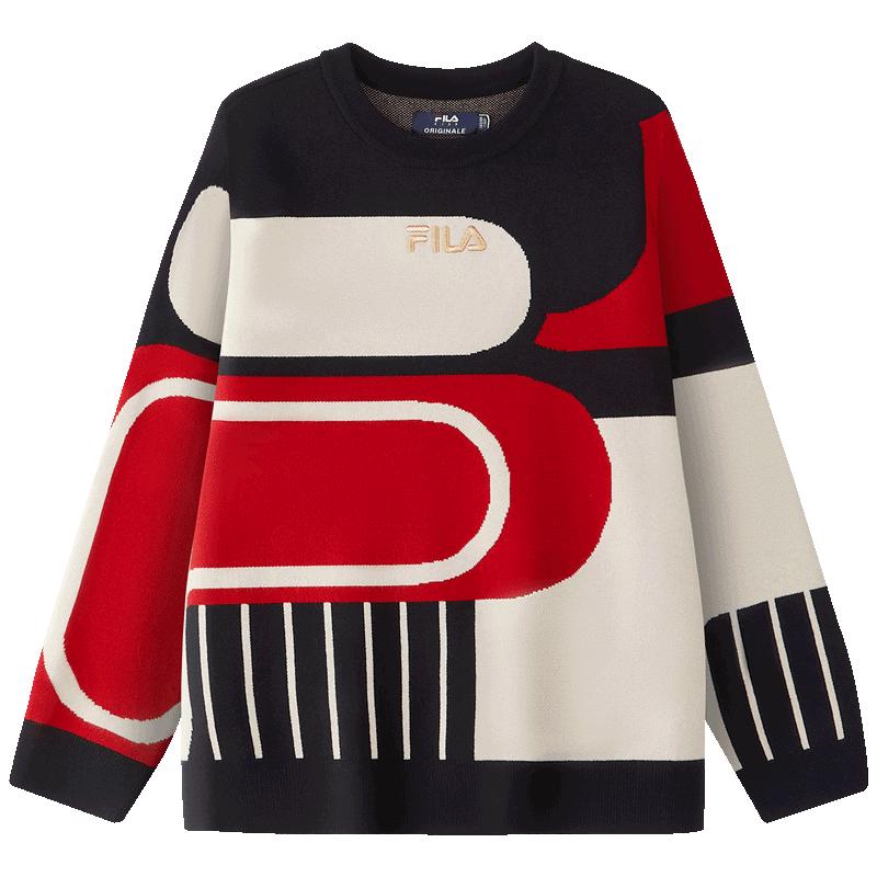 

FILA Kids Color-Blocked Crew Neck Pullover Sweater 150