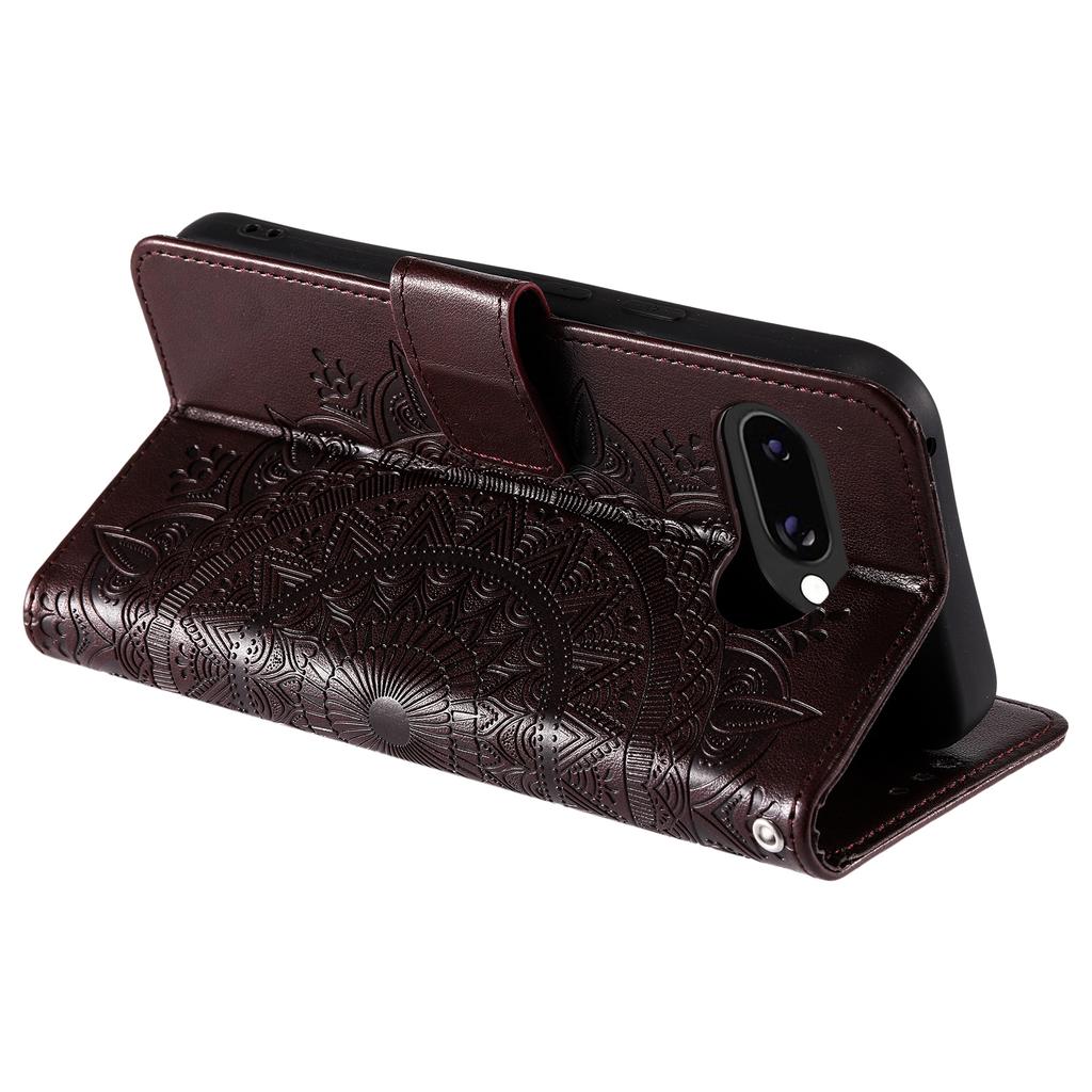 Pentru Husă Google Pixel 9a Totem Imprimat Piele PU Portofel Suport Husă Telefon